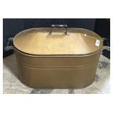 Copper Tub w/ Lid.