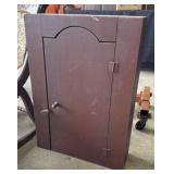Rustic Farmhouse Style Pine Hanging Cabinet.: