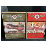 Ertl Die Cast Wings Of Texaco Airplane Banks.
