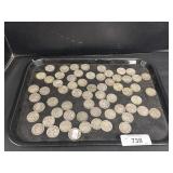 63 90% Silver Walking Liberty Coins.