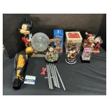 Jim Shore Mickey Mouse Figurine, Umbrella, Light.