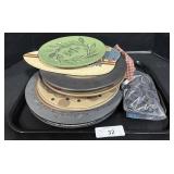 Wooden Folk Art Plates & Wall Art.