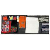 African & Asian, Escada Scarves, Fabric, Blankets.