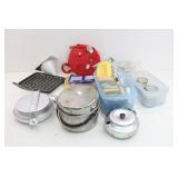Camping Mess Sets, Canteen, Grill Basket,