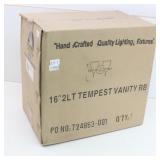 SUNSET F2492-62 16" 2Lt TEMPEST Vanity Light