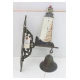 Cast Iron Wall Mount Lighthouse Bell