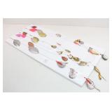 Collection of Shiny Metal Fishing Lures