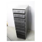 3-Stacking Metal Cabinets w/ 3-Small Parts Drawers