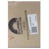 SUNSET 5-Light Rubbed Bronze Chandelier Light