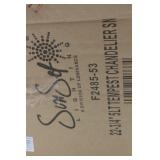 SUNSET F2485-53 5Lt TEMPEST Chandelier