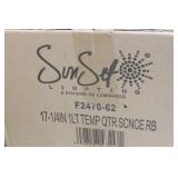 (2) SUNSET 1-Light Tempest Quarter Wall Sconce