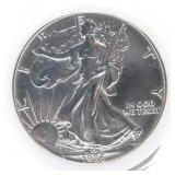 1986 American Eagle 1oz Fine Silver Dollar