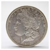 1881-S Morgan Silver Dollar - AU