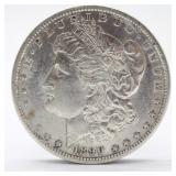 1890-S Morgan Silver Dollar - AU