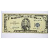 1953-A $5 Silver Certificate