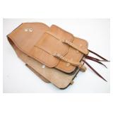 Tooled Leather Saddle Back