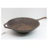 Heavy Cast Iron Wok Pan