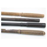 (4) Antique Rifle Cleaning Rods