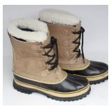 Sorel Caribou  Buff Adult Boots Size 9 (like new!)
