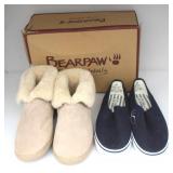 Bearpaw Slippers Shoes 9  &  New Tennies  9