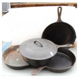 Cast Iron Skillets- Lodge - Covered -