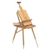Easel Oil Paint Stand w/ Oil Paint & Brushes