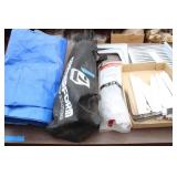 Bargain Lot: Tarps, Shelving Kit, Concrete