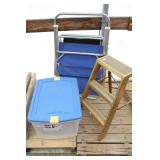 Bargain Lot: Folding Chair, Ladder, Rubbermaid