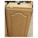 12" Upper Kitchen Cabinet in Natural Wood Finish