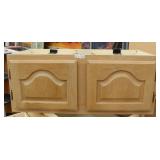 30" Over Range Kitchen Cabinet in Natural Wood