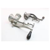 (2) Vtg. KEEN KUTTER Meat Grinders-KK21 & 22-1/2