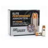 20rds Sig Sauer 357sig 125gr V-Crown Cartridges
