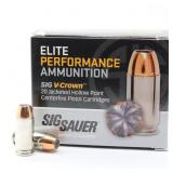 20rds Sig Sauer 40s&w 165gr V-Crown Cartridges