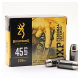 20rds Browning 45auto 230gr BXP Cartridges