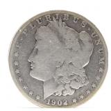 1902-S Morgan Silver Dollar - F