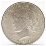 1925-P Peace Silver Dollar - XF
