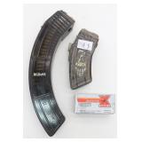 (2) 22 Magazines & 22 LR Cartridges