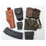 Leather Holsters, Gun Magazines & Gun Cleaner