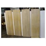 (4) Solid Wood Shelves w/ Holes for Hanging