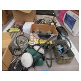 Bargain Lot: Locks w/Keys, Plumb,  Sander, Hole