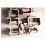 (6) Semi Truck Tie-Downs & Truck Ball