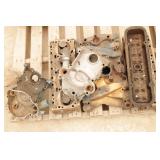 Valve Covers, Engine Block Parts-Marked Oldsmobile