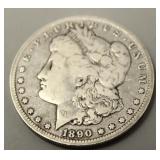 1890 O Morgan Silver Dollar Good 1890 O Morgan Silver Dollar Good