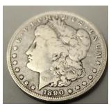 1890 O Morgan Silver Dollar  Good