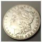 1901 O Morgan Silver Dollar  XF