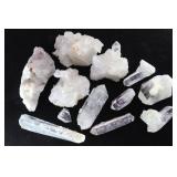 Natural Clear Quartz Crystals & Clusters Natural Clear Quartz Crystals & Clusters