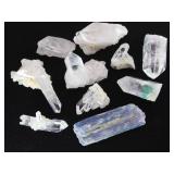 Blue Kyanite & Quartz Crystals Blue Kyanite & Quartz Crystals