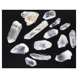 Collection of Natural Clear Quartz Crystals