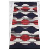 Hand Woven Navajo Fringed Rug / Blanket