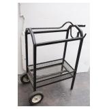 Metal Saddle Stand / Cart with Wheels